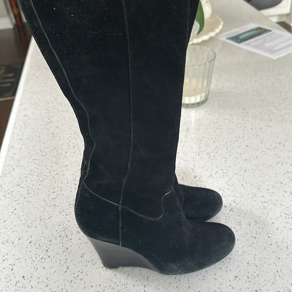 Tory Burch suede zip up boots - Picture 4 of 11